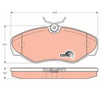 GDB1478 BRAKE PAD SET, DISC BRAKE FITS FOR NISSAN PRIMASTAR VAN 2.0
