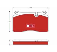 GDB1743DTE BRAKE PAD SET, DISC BRAKE FITS LAND ROVER RANGE ROVER MK III 4.2 4X4
