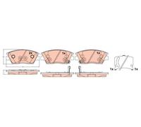 GDB2371 BRAKE PAD SET, DISC BRAKE SSANGYONG TIVOLI 1.5 ALL-WHEEL DRIVE