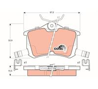 GDB3190 BRAKE PAD SET, DISC BRAKE FITS: HONDA ACCORD VI 1.8 I