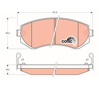 GDB3208 BRAKE PAD SET, DISC BRAKE FITS FOR NISSAN ALMERA HATCHBACK 1.4 S, GX, LX