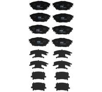GDB3611 BRAKE PAD SET, DISC BRAKE TRW