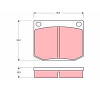 GDB637 BRAKE PAD SET, DISC BRAKE FITS SAAB 90 2.0