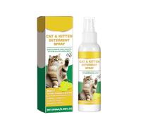 GDBadais Indoor & Outdoor Training Safe Cat Spray, Protect Furniture, Sofas, Rugs, Restricted Areas-for Cat Behavior, Natural, Effective Cat Educational Spray - Yellow Type