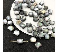 GDBZS 10/20/30pcs 7/10mm Cat and Rabbit Head DIY Craft Beads, Handmade Freshwater Shell Beads for Jewelry Making, Unique Ankle Bracelets,