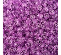 GDBZS 100/200/300pcs Transparent Round Acrylic Smile Face Beads, Colorful DIY Craft Smile Beads for Jewellery Making, Bracelet Creating