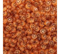 GDBZS 100/200/300pcs Transparent Round Acrylic Smile Face Beads, Colorful DIY Craft Smile Beads for Jewellery Making, Bracelet Creating