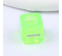 GDBZS 100pcs Acrylic Letter Beads 6mm, Fluorescent Mixed Colors Letter Beads Square for DIY Jewelry Making, Bracelet, Necklace Crafting