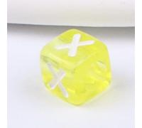 GDBZS 100pcs Acrylic Letter Beads 6mm, Fluorescent Mixed Colors Letter Beads Square for DIY Jewelry Making, Bracelet, Necklace Crafting