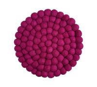GDBZS 16-20CM 1-3PCS Round Felt Wool Coasters, Absorbent, Woven, Handcrafted Coasters for Coffee Table, Decorative Tableware, Home Protection