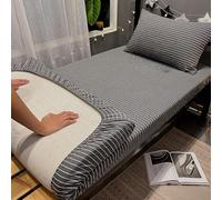 GDDUOYUE 100% Cotton Futon Cover, Japanese Mattress Protective Cover, Full Encasement Mattress Cover for Floor Futon, Queen Size,Style 11,71×79in