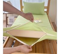GDDUOYUE 100% Cotton Japanese Futon Mattress Cover - Queen Size Washable Zippered Floor Bed Cover with Breathable Skin-Friendly Fabric, Removable & Fade-Resistant,Style 2,31.50x74.80 in
