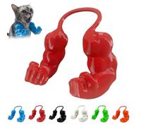 GDDWW Funny Cat with Muscular Arms,creative Cat Muscle Arm,Human Arm For Cats,Realistic Human Arms, Kitten Interactive Toy Creative Decoration Props Birthdays Play-C