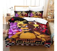 GDEKCIEAS Boys Bedding Set,3D Bedding Duvet Cover Set,Anime Comforter Cover,Bedspread Cover,Bedroom Quilt Cover,Soft Microfiber,3 Pieces for Teens,Kids,Adults Single(140x200cm)