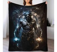 GDEKCIEAS Hades - God 3D Printed Throw Blanket Plush Sherpa Blankets for Boys Girls Toddler Couch Bed Sofa Nursery Fleece Throw Blanket Original Concept 40x50inch(100x130cm)