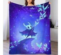 GDEKCIEAS Hollow Knight 3D Printed Gaming Throw Blanket Flannel Fleece Blanket,Decor Plush Blankets for Kids & Adults Couch Bed Sofa Nursery Personalized Gifts 80x90inch(200x230cm)