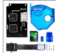 GDEMU V5.15 & V5.15b Optical Drive Emulation Board for SEGA Dreamcast - Remote Card Mount Kit with SD Extension Cable, Compatible with DC VA1 Console (Blue V5.15b)