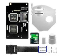 GDEMU V5.20.5 Optical Drive Emulation With SD card Extension Plus 8gb SD Card Kit for Dreamcast VA1 Console - White