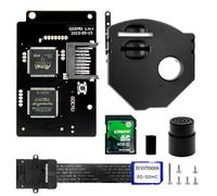 GDEMU V5.20 Optical Drive Emulation Board & Remote Card Kit for SEGA Dreamcast GDU DC VA1 Console SD Extension V5.20.5 Set (Black+8G)