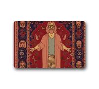 GDESFR Door mat The Big Lebowski Custom Machine Washable Doormat Gate Pad Rug Non-woven Fabric Top(23.6X15.7 Inch) by