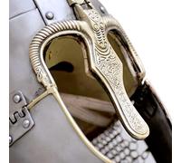 GDFB Get Dressed For Battle Coppergate helmet with aventail made of bent spring steel » Size M » Medieval » Reenactment » LARP