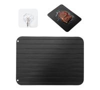 GDFHBD 1 Piece Thawing Plate And 1 Piece Hook, Simple Thawing Plate, Transparent Waterproof Hook, Kitchen Supplies.