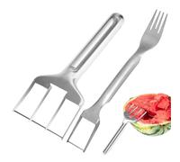 GDFHBD 1 Piece Watermelon Cutter, 1 Piece Fork, Fruit Cut Tool, Suitable For Catering, Picnic, And Camping.
