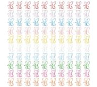 GDFHBD 100 Pieces Of Paper Clips, Creative Color Cat Shape, Anti-Rust, Wear-Resistant And Not Easy To Deform, File Classification Fixing Clip, Book Page Marking Decorative Bookmarks.