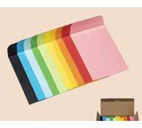 GDFHBD 100 Sheets Of Color Self-Adhesive Envelopes, Mini Seed Envelopes, Suitable For Seeds, Coins, Change, Stamps, 5.7X8.89Cm.