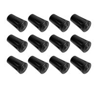 GDFHBD 12 Pieces Of Hiking Pole Round Foot Cover, Rubber Buffer, Cane Rubber Buffer, Hiking Pole Accessories, Hiking Pole Anti-Slip Cover.