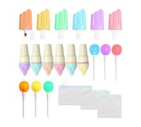 GDFHBD 18 Highlighters, Cute Cartoon Graffiti Pens, Color Key Marker Pens, Fun Gifts For Children, Learning Stationery.