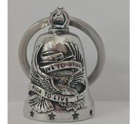 GDFHBD 2 Pieces Of Eagle Bells And 1 Piece Of Keychain, Practical Backpack Key Pendant, Riding Safety Guardian Jewelry, Suitable For Daily Wear By Motorcycle Riders.