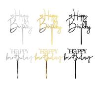 GDFHBD 3 Pieces Of Birthday Decoration Plug-Ins, Cake Accessories, Baking Decoration Props, Suitable For Birthday Parties And Friends Gatherings.