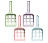 GDFHBD 4 Pieces Of Cat Litter Shovel, Plastic Cat Feces Shovel, Grid Cat Litter Shovel, Pet Cleaning Supplies.