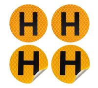 GDFHBD 4 Pieces Of Historical Vehicle Badges, Car Decoration Stickers, Vehicle Certification Tiles, Driving Safety Stickers.