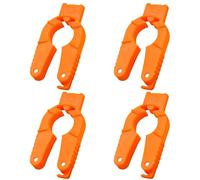 GDFHBD 4 Pieces Orange Plastic Bottle Opener, Manual Bottle Opening Tool, Kitchen Supplies, Multi-Function Can Opener.