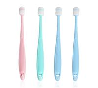 GDFHBD 4 Pieces Pet Toothbrush, 360° Silicone Toothbrush, Oral Cleaning Tools, Pet Care Supplies.