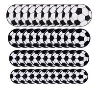 GDFHBD 40 Pieces Of Cartoon Football Adhesive Stickers, Multi-Size Mixed Packs, Children'S Embroidery Ironing Patches, Suitable For Clothing Decoration And Embellishment.