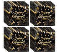 GDFHBD 40 Pieces Of Retirement Party Tissues, Creative And Fun Tissues, Party Supplies, Table Decorations.