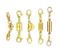 GDFHBD 5 Cylindrical Magnetic Buckles, Strong Magnetic Quick Release Is More Labor-Saving, Bracelets And Necklaces Are Lengthened And Connected, And Jewelry Diy Accessories Are Made.