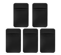 GDFHBD 5 Pieces Of Mobile Phone Card Holder Stickers, Double-Layer Elastic Mobile Phone Back Stickers, Self-Adhesive Mobile Phone Card Holder, Daily Necessities, Suitable For Cash, Small Objects.