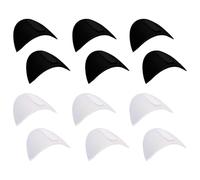 GDFHBD 6 Pairs Of Sponge Shoulder Pads, Right-Angle Shoulder Pads, Seam-Free Sponge Shoulder Pads, Woven Materials For Clothes, Suitable For Jackets And Suits.