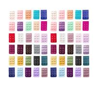 GDFHBD 60 Pieces Of Underwear Breasted, Bra Extension Belt, Three-Row Underwear Adjustment Buckle, Girls Underwear Accessories.