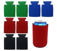 GDFHBD 8 Can Insulation Sleeves, With Bottom Insulation Protective Sleeves, Foam Beverage Cup Sleeves, Suitable For Canned Beverages Such As Beer.