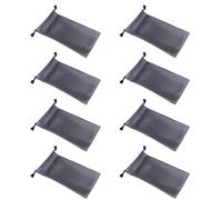 GDFHBD 8 Pieces Of Gray Drawstring Storage Bag, Waterproof Jewelry Storage Bag, Small Object suitable For Storing Mobile Phones, Cameras, Usb Flash Drives.