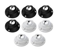 GDFHBD 8 Pieces Single Bead Universal Wheel, Roller, Furniture Caster, Self-Adhesive Steering Roller, Furniture 360° Rotating Wheel, Mini Wheel.