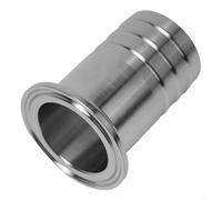 Gdfnmogo 1.5 Tri Clamp to 1.5 Barb Hose Adapter Fitting for Sanitary Rubber Hoses, SS304 Stainless Steel, Connects Two Rubber or Plastic Tubing, Water Oil Compatible