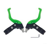 Gdfnmogo 1 Pair for Bike Brake Lever Handles for Kids Mountain Plus Road Bicycles Having 22.2mm Handlebar Diameter - Blue Pink Green Options (green)