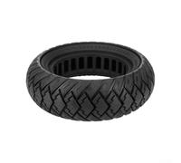 Gdfnmogo 10 Inch 255 * 80 (80/65-6) Solid Tire for Scooter - For Durable Rubber Off-Road Tubeless Flat- Replacement Wheel with Wing Tread Pattern, Black(TRICOLOR)