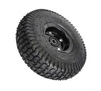 Gdfnmogo 10 Inch 4.10/3.50-4 Inflatable Tire Wheel for Electric Scooter, Pneumatic Rubber Replacement with Inner Tube, Mobility Trolley Wheel Assembly, 270mm